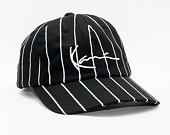Kšiltovka Karl Kani Signature Pinstripe Cap Black - 7030611