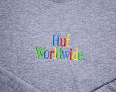 Mikina HUF Woz Pullover Grey Heather
