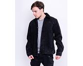 Bunda RIP N DIP Fucking Fuck Denim Sherpa Jacket Black