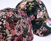 Kšiltovka New Era 9FORTY Woven Floral Strapback Brown