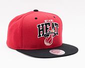 Kšiltovka Mitchell & Ness HWC Team Arch Snapback Miami Heat