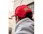 Kšiltovka Mitchell & Ness Chicago Bulls Black Bullion Snapback Red