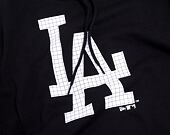 Mikina New Era Infill Logo Hoody Los Angeles Dodgers Black / Optic White