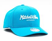 Kšiltovka Mitchell & Ness Pinscript High Crown 110 Teal Snapback