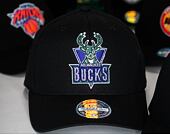 Kšiltovka Mitchell & Ness Milwaukee Bucks 537 Team Logo High Crown Black