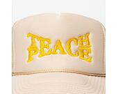 Kšiltovka Pink Dolphin TEACH PEACE HAT OH2206TPCR TAN