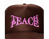 Kšiltovka Pink Dolphin TEACH PEACE HAT OH2206TPBR BROWN
