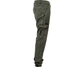 Kalhoty Urban Classic TB1435 Washed Cargo Twill Jogging Pants Olive