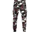 Kalhoty Urban Classic TB3137 Camo Cargo Jogging Pants 2.0 Wine Camo