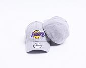 Kšiltovka New Era 39THIRTY Heather Los Angeles Lakers Stretch Fit Gray