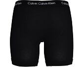 Boxerky Calvin Klein 3Pack Trunk Black/Black Classic Fit