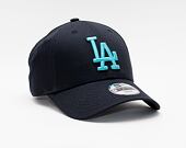 Dětská Kšiltovka New Era 9FORTY Kids MLB League Essential Los Angeles Dodgers Strapback Navy