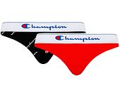 Dámské Kalhotky Champion 2-Pack Classic Brief Navy/Red
