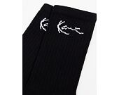 Ponožky Karl Kani 2-Pack Signature Crew Socks Black/White
