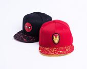 Dětská kšiltovka New Era 9FIFTY Kids Paint Splat Visor Ironman Snapback Red
