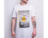 Triko New Era NBA PhotoGraphic Los Angeles Lakers Optic White