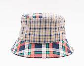 Klobouk Kangol K5297 Plaid Mashup Bucket Golden Palm