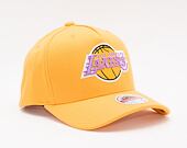 Kšiltovka Mitchell & Ness Los Angeles Lakers Solid Redline Dropback Yellow