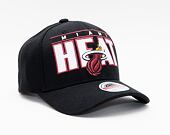 Kšiltovka Mitchell & Ness Miami Heat Redline Billboard Black