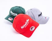 Kšiltovka Mitchell & Ness Pinscript Redline Snapback Branded Scarlet / White