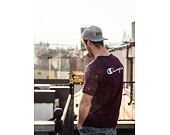 Triko Champion Crewneck T-Shirt Burgundy 214279 VS506