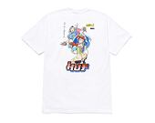Triko HUF Street Fighter Chun-Li & Cammy T-Shirt White