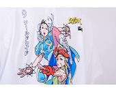 Triko HUF Street Fighter Chun-Li & Cammy T-Shirt White