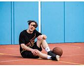 Triko Mitchell & Ness Los Angeles Lakers Flames Tee SSTEBW19142 Black