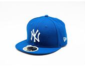 Dětská kšiltovka NEW ERA 59FIFTY Kids MLB League Basic New York Yankees Fitted Royal / White
