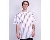 Triko Karl Kani KK Small Signature Pinstripe Tee 6030278 White