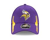 Kšiltovka New Era 9FORTY Stretch-Snap NFL21 Sideline Home Color Minnesota Vikings