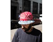 Klobouk New Era Paisley Bucket Scarlet