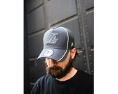 Kšiltovka New Era 9FORTY NBA Feather Pipe Trucker Los Angeles Lakers Strapback Gray