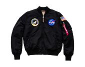 Bunda Alpha Industries MA-1 VF NASA Black