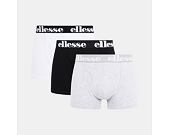 Boxerky Ellesse Hali 3Pk Boxers Black/Grey/White