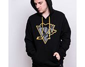 Mikina '47 Brand NHL Pittsburgh Penguins Imprint Burnside Hood Jet Black