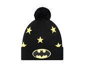 Dětský kulich New Era Cy star Bobble Knit Batman Black