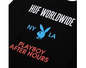 Triko s dlouhým rukávem HUF Playboy Bright Lights Longsleeve Black