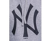 Mikina s kapucí New Era Essential MLB Team Logo Hoody New York Yankees Grey