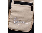 Ledvinka Karl Kani Signature Block Crossbody Bag Military Green/Sand