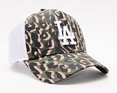 Kšiltovka New Era 9FORTY Trucker Wild Camo Los Angeles Dodgers Snapback New Olive