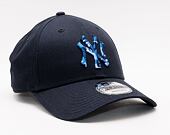 Kšiltovka New Era 9FORTY Infill New York Yankees Strapback Navy / IRF