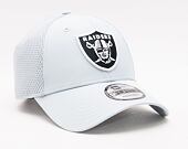 Kšiltovka New Era 9FORTY Arch Las Vegas Raiders Las Vegas Raiders Strapback Snow Gray