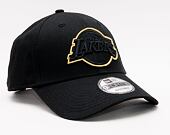 Kšiltovka New Era 9FORTY Gold Pop Los Angeles Lakers Snapback Black