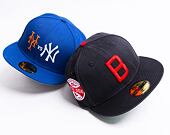 Kšiltovka New Era 59FIFTY Cooperstown Multi WS Patch Boston Red Sox Fitted Navy
