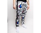 Tepláky Kappa 222 Banda Rastoria Graphik Slim White Graphik