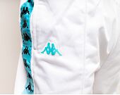 Tepláky Kappa 222 Banda Rastoria Degrade White-Turquoise-Fuxi