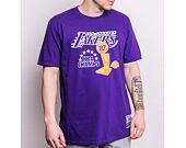 Triko Mitchell & Ness Champs Lakers Tee Los Angeles Lakers Purple