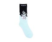 Ponožky Rip N Dip Welcome To Heck Socks Black/Blue RND9154