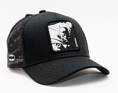 Kšiltovka Capslab DC Cmics - Batman Trucker Black & White - Black / White